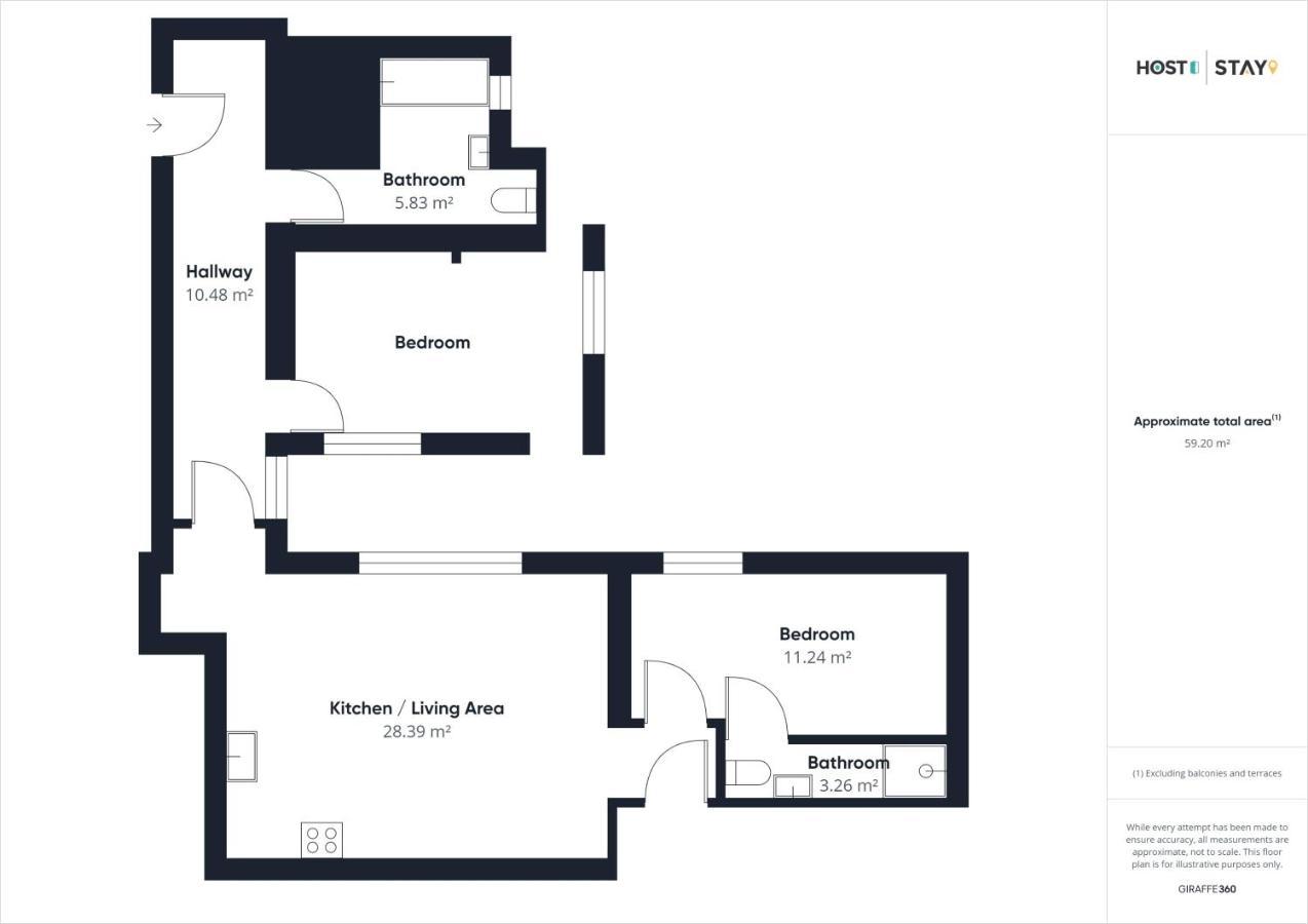Host & Stay - Clarendon Apartments Редкар Екстериор снимка